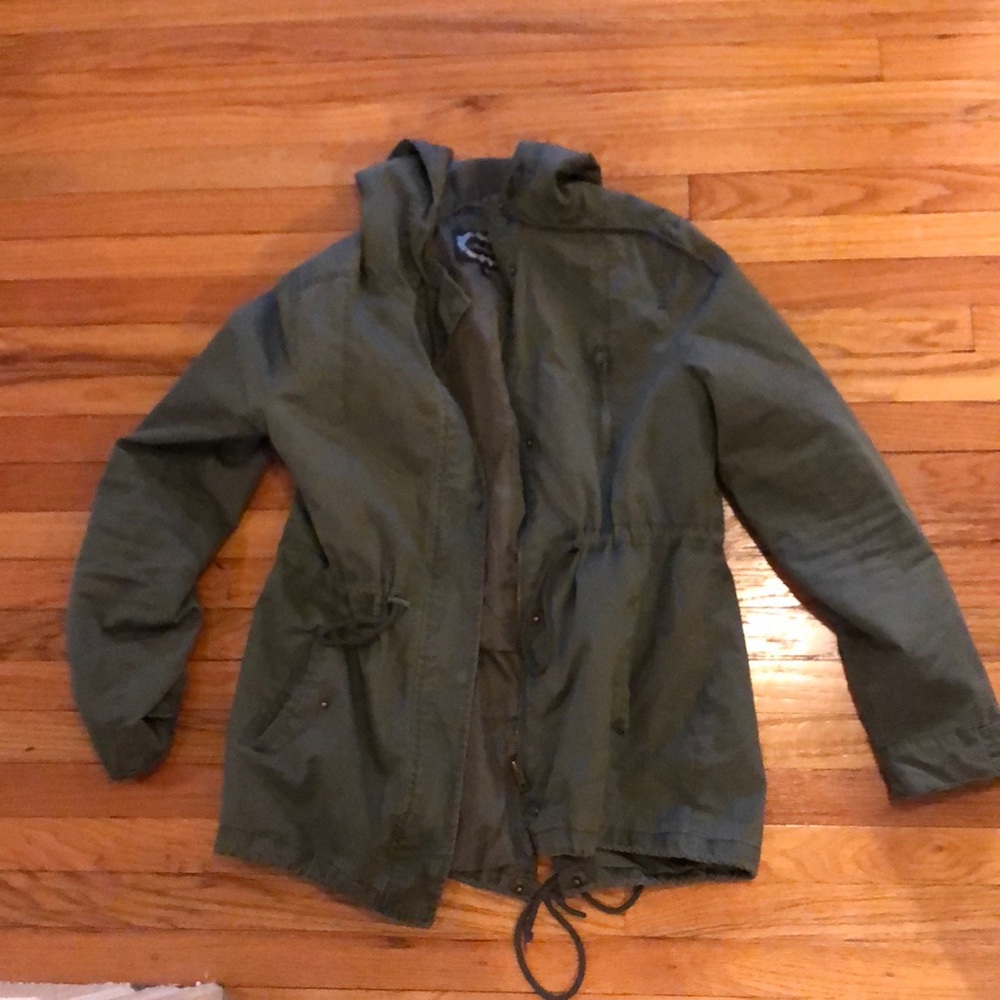 Green army jacket